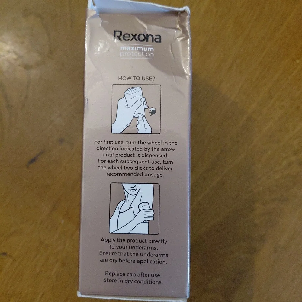 New Sealed Rexona Deodorant Cream Maximum Protection 96 Hour Stress Control - Picture 3 of 6